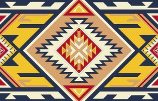 navajo tribal vector sin costura modelo. nativo americano ornamento. étnico sur occidental decoración estilo. boho geométrico ornamento. vector sin costura modelo. mexicano frazada, alfombra. tejido alfombra