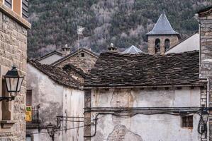 The medieval village of Torla in Spain pyrinees of Aragon photo