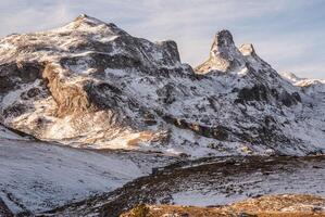 Pyrenees mountains frontera del Portalet, Huesca, Aragon, Spain photo