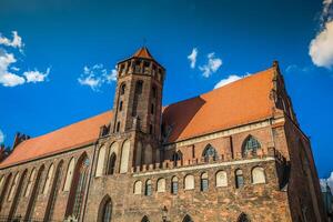 Architecture of old town in Gdansk photo