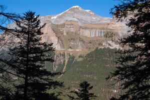 Scenic view of famous Ordesa Valley, NP Ordesa y Monte Perdido, Spain. photo