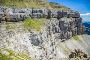 Beautiful landscape of famous Ordesa National Park, Pyrenees, Spain. photo