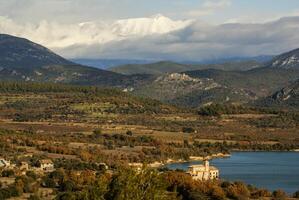 Mountain Lake in Pyrenees,Huesca,Spain photo