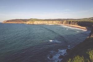 Beautiful Beach, Langre, Cantabria, Spain photo