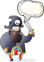 discurso bolha desenho animado pirata capitão png