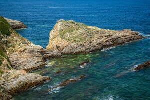 rocoso costa de España. Galicia foto