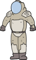 hand drawn doodle style cartoon space man png