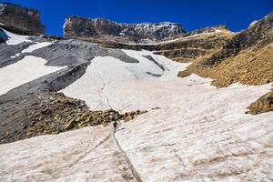 roland brecha, circo Delaware gavarnie en el Pirineos foto