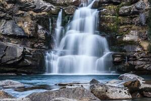 Cascade in a Spanish National Park Ordesa and Monte Perdido National Park photo