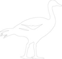 Canadagoose outline silhouette vector