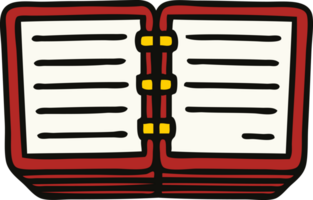 cute cartoon stack of  diaries png