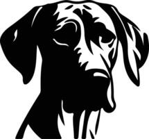 Rhodesian Ridgeback  silhouette portrait vector