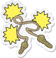 sticker of a cartoon skipping rope png