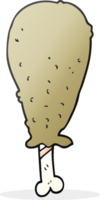 cartoon chicken leg png