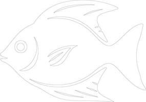 dory   outline silhouette vector