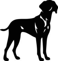 Pointer   black silhouette vector