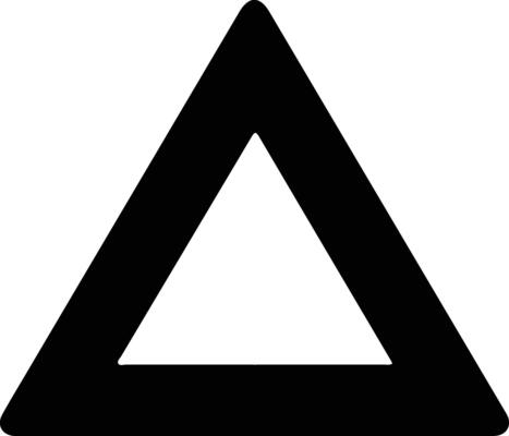 Error icon black silhouette
