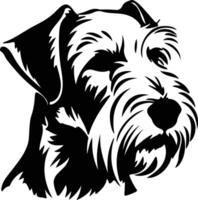 Sealyham Terrier  silhouette portrait vector