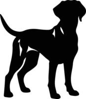 Pointer   black silhouette vector