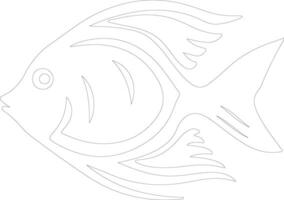 dory    outline silhouette vector