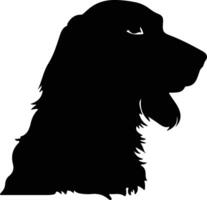 Gordon setter silueta retrato vector