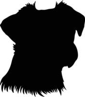 Brussels Griffon  silhouette portrait vector