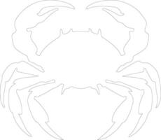 hermit crab  outline silhouette vector