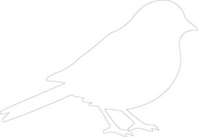 junco  outline silhouette vector