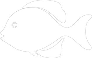 dory    outline silhouette vector