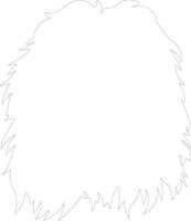 Puli  outline silhouette vector