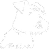 terrier    outline silhouette vector