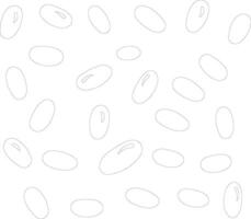beans  outline silhouette vector
