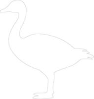 Canadagoose outline silhouette vector