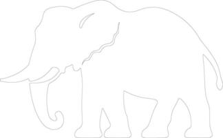 platybelodon   outline silhouette vector