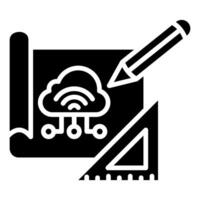 IoT Architecture icon line vector illustration