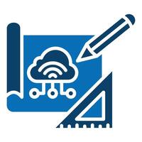 IoT Architecture icon line vector illustration