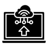 IoT Deployment icon line vector illustration