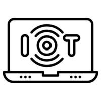 IoT Devices icon line vector illustration