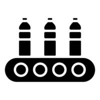 Plastics Production icon line vector illustration