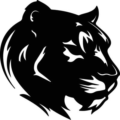 Puma  silhouette portrait