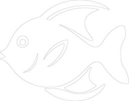 dory   outline silhouette vector