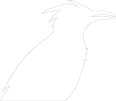 oxpecker  outline silhouette vector