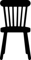 Chair  black silhouette vector