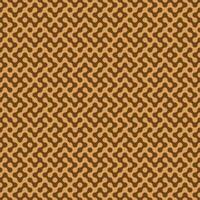 Brown seamless geometric rounded diagonal maze pattern vector