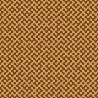 Brown seamless geometric rounded diagonal maze pattern vector