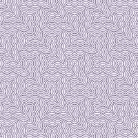 Purple abstract geometric japanese overlapping circles lines and waves pattern vector