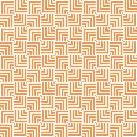 White and orange seamless abstract geometric overlapping squares pattern vector