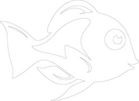 dory   outline silhouette vector