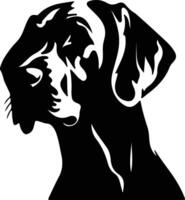 Plott  silhouette portrait vector