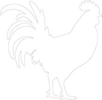 fowl   outline silhouette vector